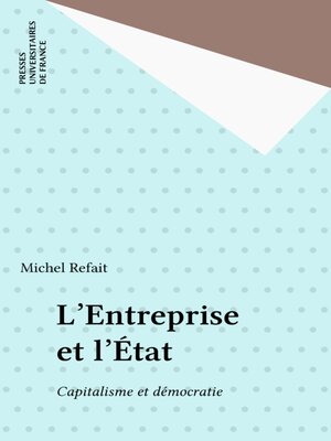 cover image of L'Entreprise et l'État